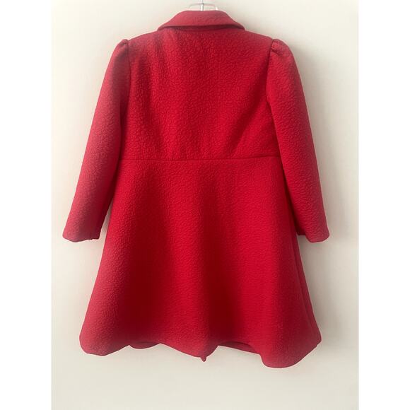 Bonnie Jean Plaid Holiday Dress with Red Coat Sz 4T - Picture 6 of 7